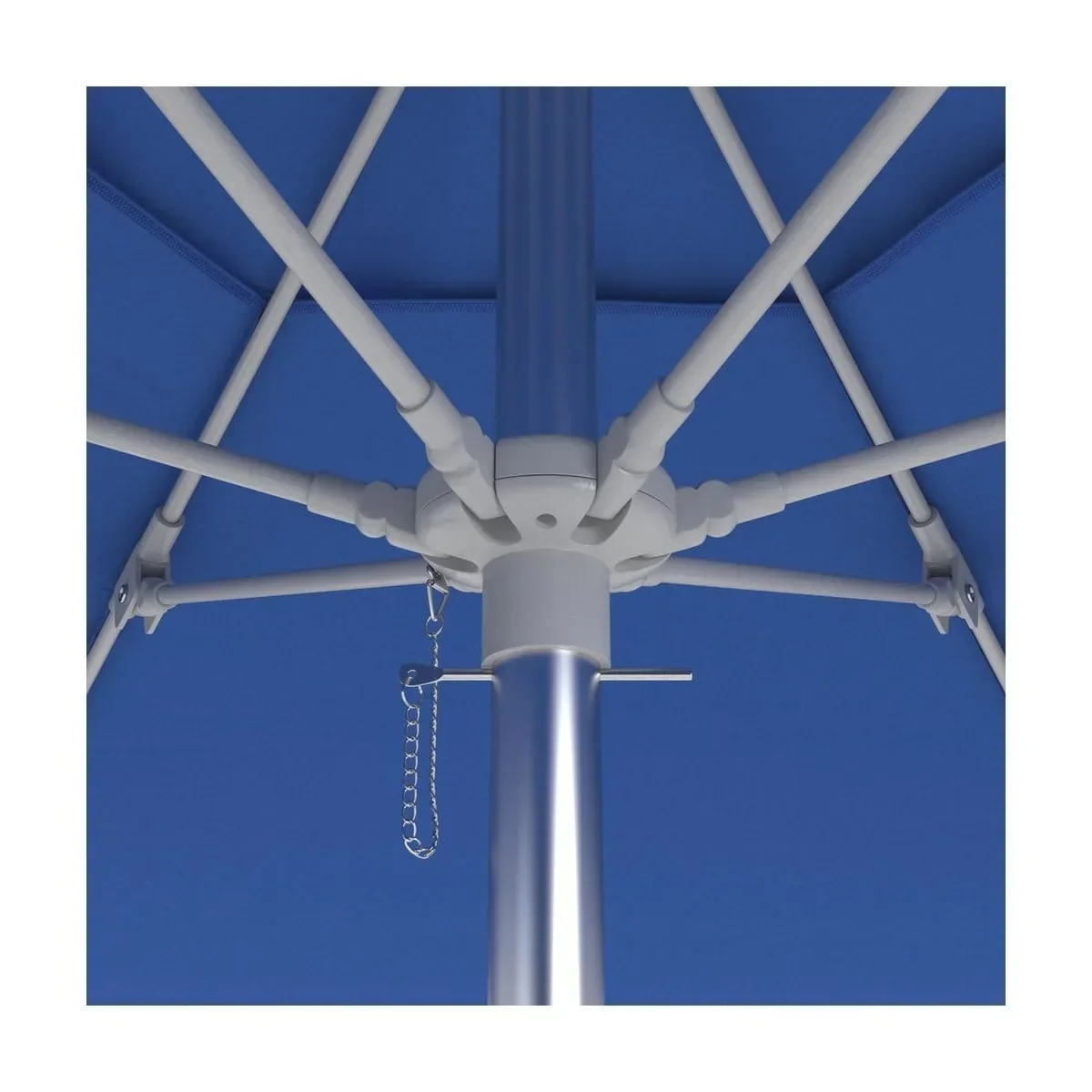 7.5 ft Hexagon Market Umbrella · Aluminum (6-rib)